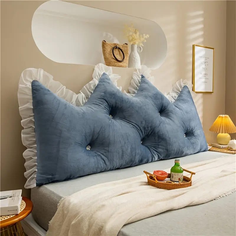 Crown Shaped Large Backrest Pillow